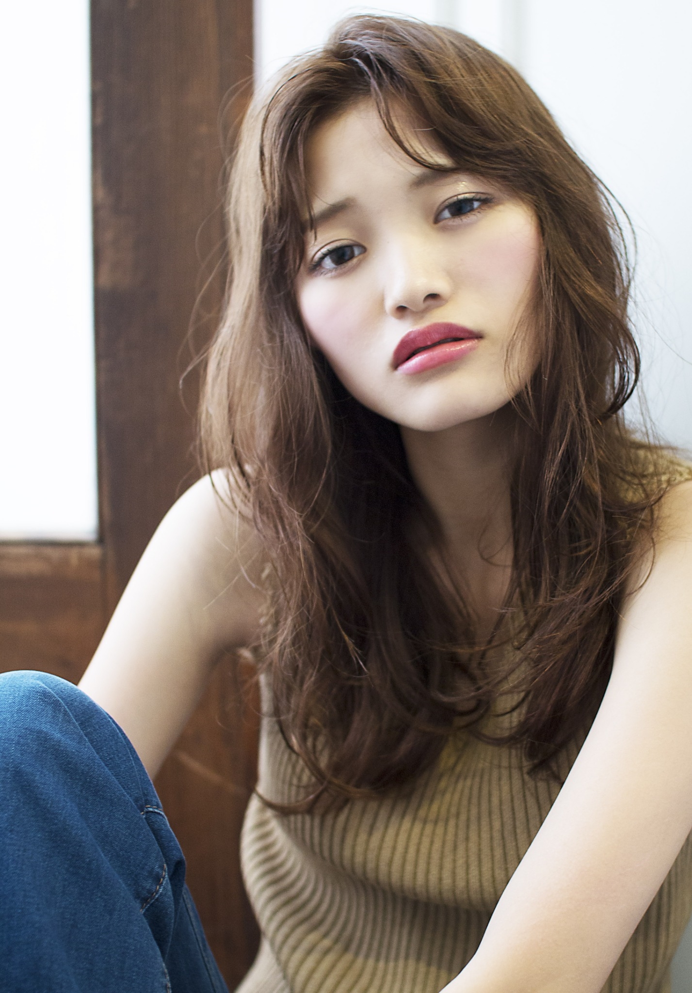 結んでも下ろしても可愛いスタイル♡