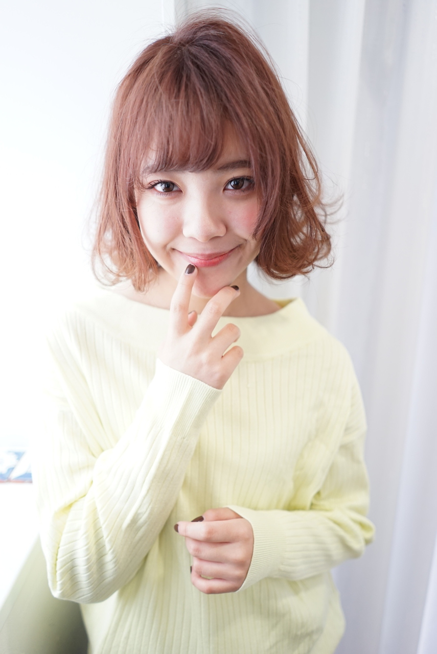 外ハネも内巻きも楽しめる万能ボブスタイル♪【本田重人】